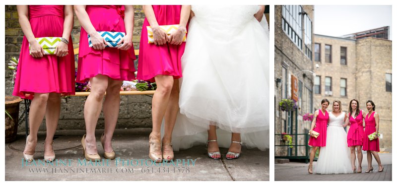 Le Méridien Chambers, bridesmaids, clutches, bridesmaids gifts, shoes, pink bridesmaids, pink and white weddings
