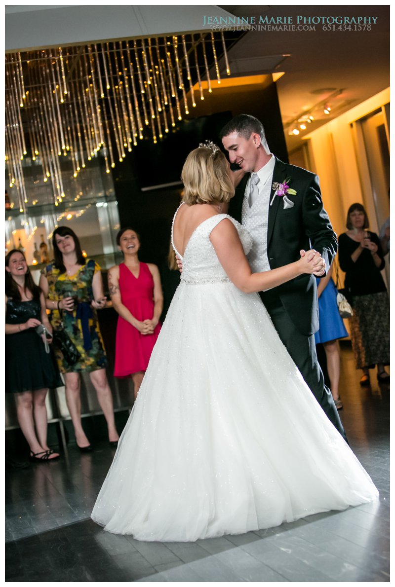 Le Méridien Chambers, first dance, bride, groom, Minneapolis hotel weddings