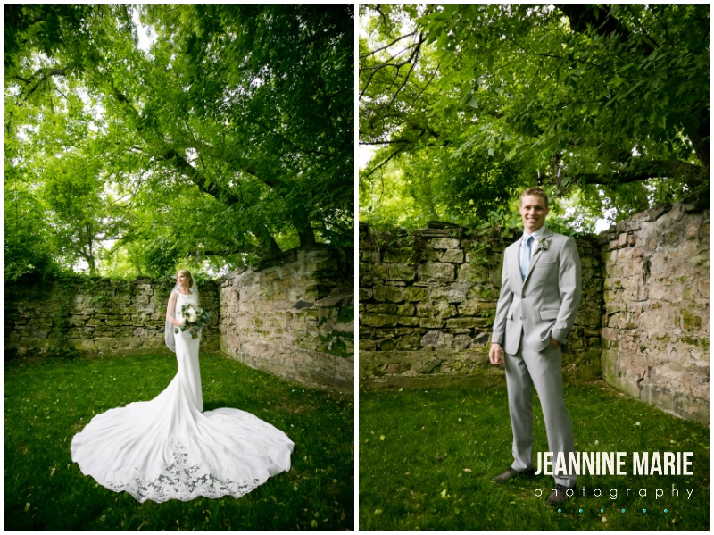 bride, groom, wedding portraits, bridal gown, wedding gown, wedding dress, lace wedding gown, gray suit, groom portraits, bridal portraits, Bloom Lake Barn, summer wedding, barn wedding, Minnesota barn wedding, blue wedding, rustic wedding, Minnesota wedding barns, Jeannine Marie Photography, Minnesota wedding photographer, Minneapolis wedding photographer, photographers near me, Saint Paul wedding photographer, wedding photography, barn wedding photographer, Bloom Lake Barn wedding photographer, Minneapolis wedding photography, Minnesota wedding photography, Studio B Floral, Unique Dining Catering, Bread Art, 139 Hair by Heidi, Laura Westrem Artistry, Che Bella Boutique, Kennedy Blue, Kohl's, Rustic Elegance, Ultimate Events, Minneapolis wedding vendors, Minnesota wedding vendors, Twin Cities wedding vendors