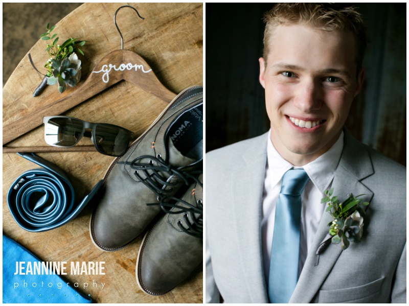groom, groom accessories, gray suit, summer attire, summer wedding attire, boutonniere, blue tie, Bloom Lake Barn, summer wedding, barn wedding, Minnesota barn wedding, blue wedding, rustic wedding, Minnesota wedding barns, Jeannine Marie Photography, Minnesota wedding photographer, Minneapolis wedding photographer, photographers near me, Saint Paul wedding photographer, wedding photography, barn wedding photographer, Bloom Lake Barn wedding photographer, Minneapolis wedding photography, Minnesota wedding photography, Studio B Floral, Unique Dining Catering, Bread Art, 139 Hair by Heidi, Laura Westrem Artistry, Che Bella Boutique, Kennedy Blue, Kohl's, Rustic Elegance, Ultimate Events, Minneapolis wedding vendors, Minnesota wedding vendors, Twin Cities wedding vendors